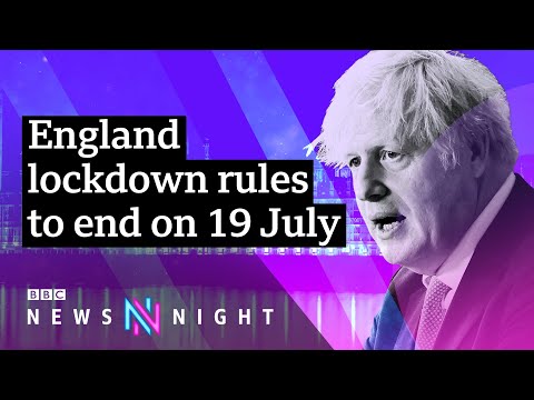 Lockdown rules to end in England – BBC Newsnight