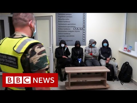 Belarus accused of using refugees as ‘political weapon’ by Lithuania – BBC News