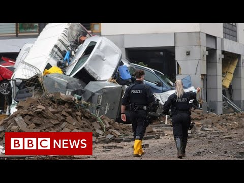 Angela Merkel shocked by ‘surreal’ floods devastation in Germany – BBC News