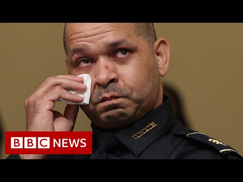 Emotional testimony of police who defended US Capitol in riot – BBC News