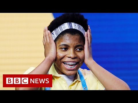 Teenage girl makes history at US spelling bee – BBC News