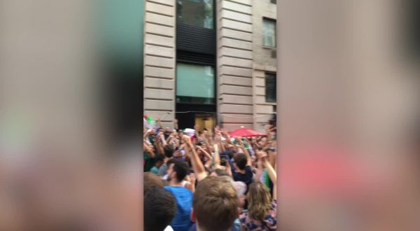 Anche a New York festeggiamenti per il trionfo degli Azzurri