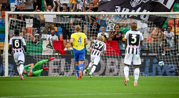 Juve doppio vantaggio ma viene raggiunta, a Udine 2-2