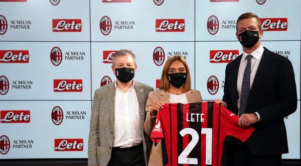 Al via nuova partnership tra Milan e Acqua Lete