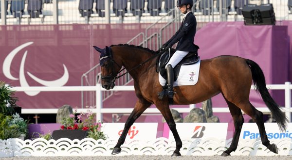 Bronzo nel paradressage con Morganti, Gilli d’argento