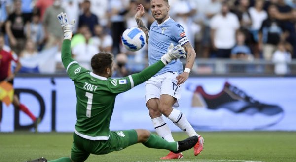 Lazio a valanga sullo Spezia, 6-1 con tripletta Immobile