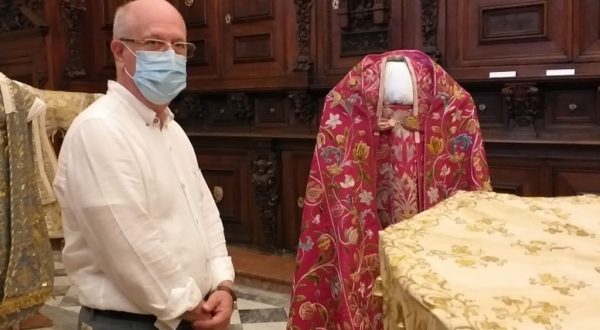 Il prefetto di Palermo Forlani in visita al museo di Casa Professa