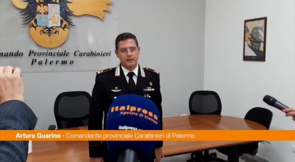 Carabinieri Palermo, il comandante Guarino saluta dopo due anni