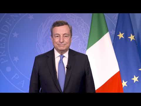 Major Economies Forum on Energy and Climate, il videomessaggio del Presidente del Consiglio Draghi