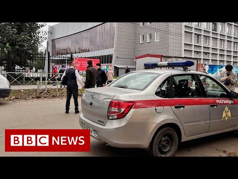 Gunman kills six people at Russian university – BBC News