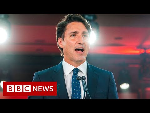 Trudeau stays in power but falls short of majority in Canada election – BBC News