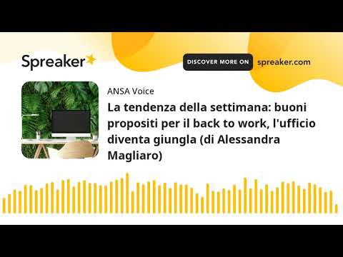 La tendenza della settimana: buoni propositi per il back to work, l’ufficio diventa giungla (di Ales