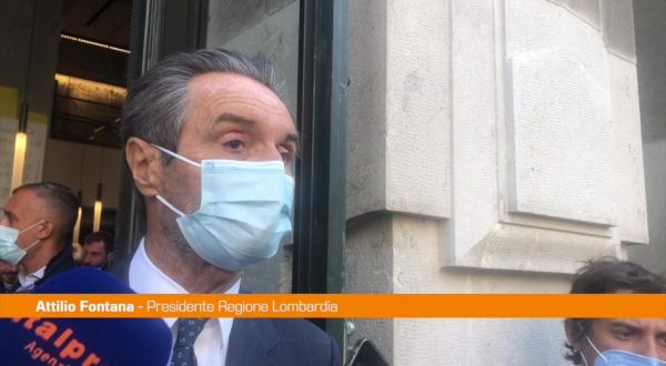 Fontana: “Green Pass? Difendo con vigore la vaccinazione”