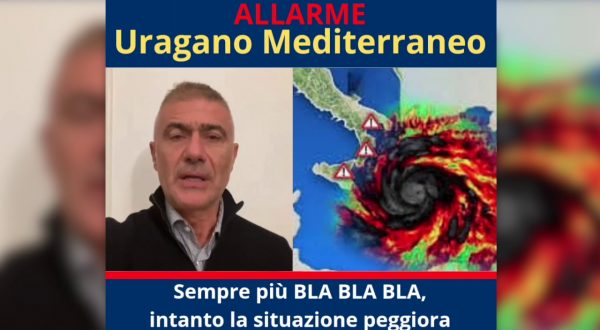 Pecoraro Scanio: ”Allarme uragano, Italia sempre impreparata”