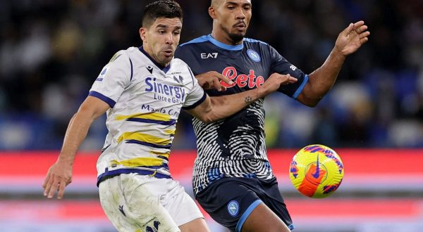 Napoli fermato in casa dal Verona, finisce 1-1