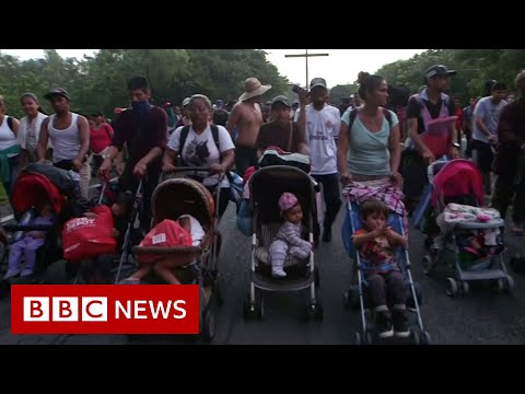 Record surge in migrants attempting to cross US-Mexico border – BBC News