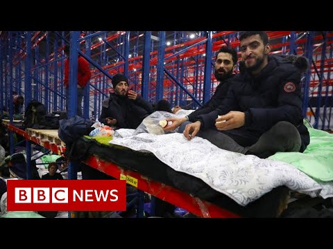 Belarus-Poland border camp empties as migrants move to warehouse – BBC News