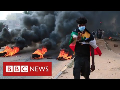 Mass protests in Sudan after military seize power – BBC News