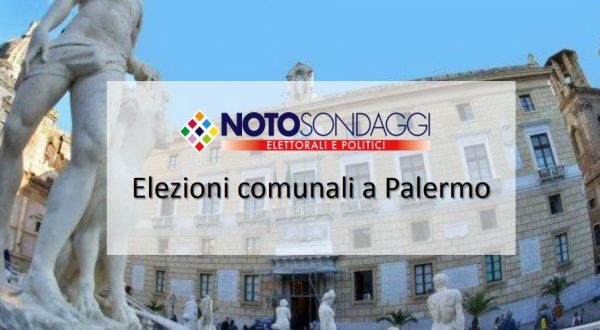 Sondaggio Noto per Italpress, centrodestra avanti alle Comunali Palermo