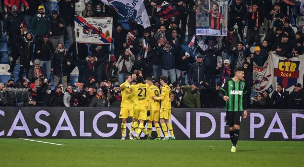 Derby emiliano al Bologna, Sassuolo piegato 3-0