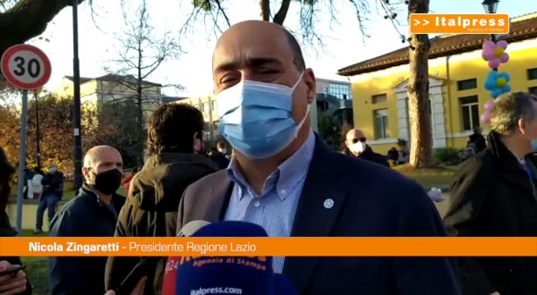 V-Day pediatrico Lazio, Zingaretti “Vaccinare bambini atto d’amore”