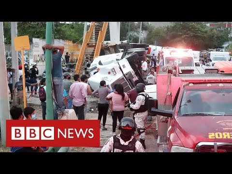 55 people killed and dozens hurt in Mexico truck crash  – BBC News