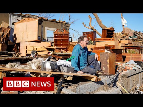 Kentucky residents face ‘hell on Earth’ in wake of tornadoes – BBC News