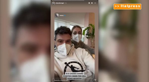 Covid, Fedez e Ferragni positivi