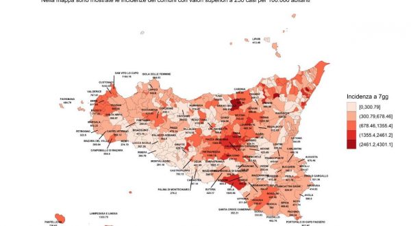 In Sicilia nuovo picco di Covid, ma è boom di prime dosi tra giovani