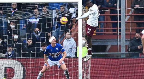 Caputo illude la Sampdoria, rimonta Toro a Marassi