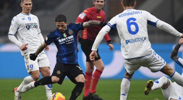 L’Inter ai quarti di Coppa Italia, battuto l’Empoli dopo 120′