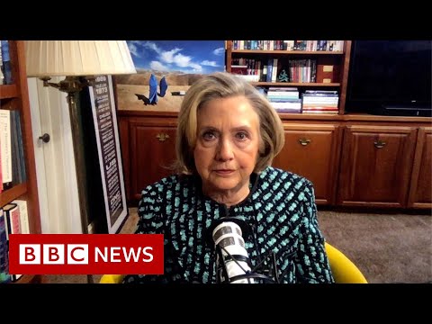 Hillary Clinton speaks with Afghan girl hiding from Taliban – BBC News