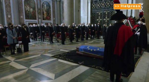 Con i funerali di Stato l’ultimo saluto a David Sassoli