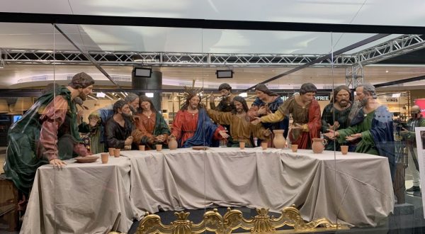 “L’ultima cena” di Caltanissetta in mostra all’aeroporto di Fiumicino