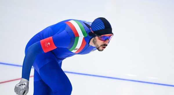 Ghiotto bronzo nei 10.000 di pattinaggio velocità