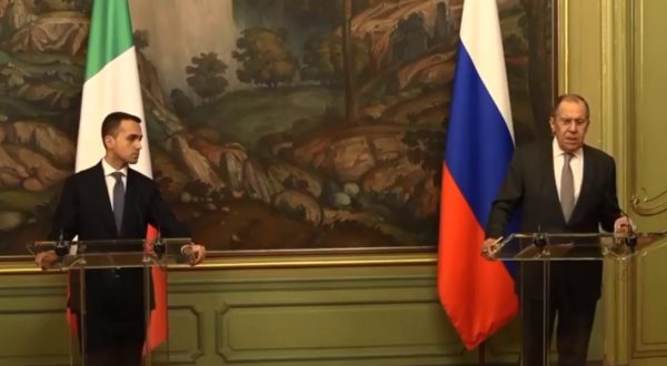 Di Maio incontra Lavrov “Possibile soluzione diplomatica sull’Ucraina”