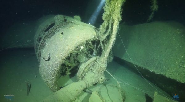 Relitto di un idrovolante tedesco trovato in mare nel Siracusano