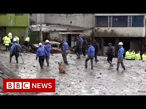 At least 22 people dead in Ecuador landslide -BBC News