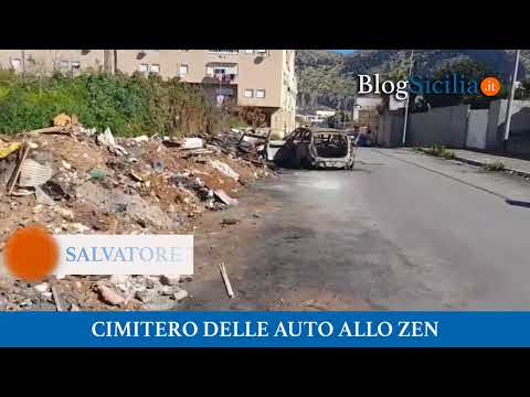 Cimitero delle auto allo Zen