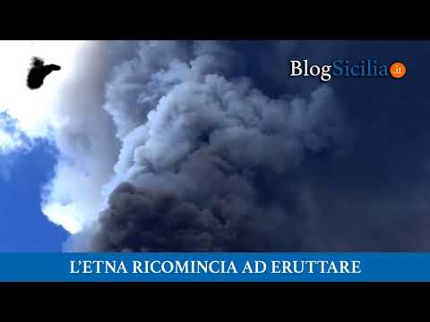 L’Etna ricomincia ad eruttare, nube vulcanica di 10 km