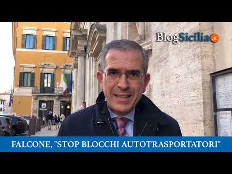 Falcone, “Stop blocchi autotrasportatori”