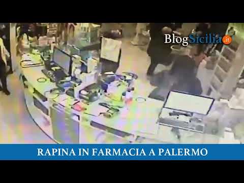 Rapina in farmacia a Palermo