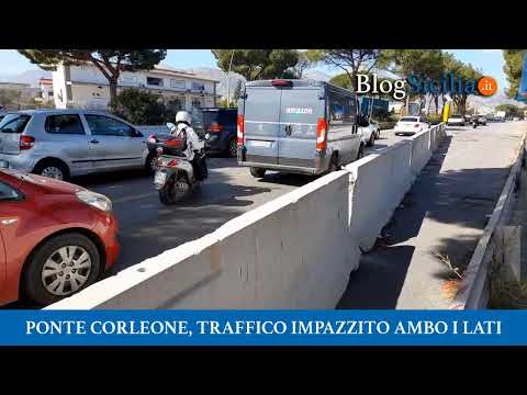 Ponte Corleone, traffico impazzito ambo i lati