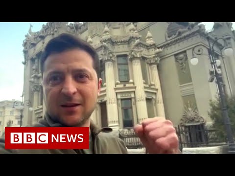 Zelensky’s defiant response to Russian invasion of Ukraine – BBC News