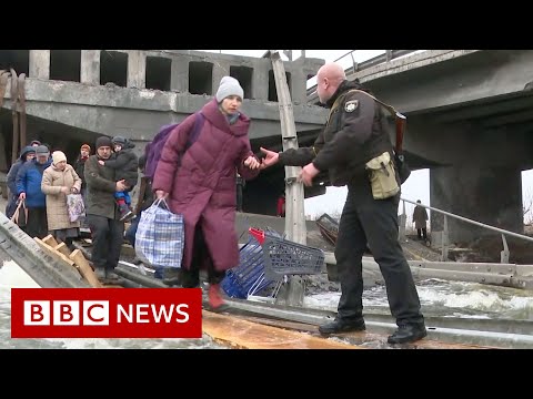 UN calls for civilians fleeing Russia invasion of Ukraine to be given safe passage – BBC News