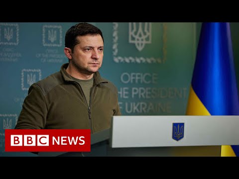 Ukraine’s President Zelensky says Russia has bombed humanitarian aid convoys – BBC News