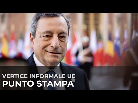 Versailles, dichiarazioni alla stampa del Presidente Draghi