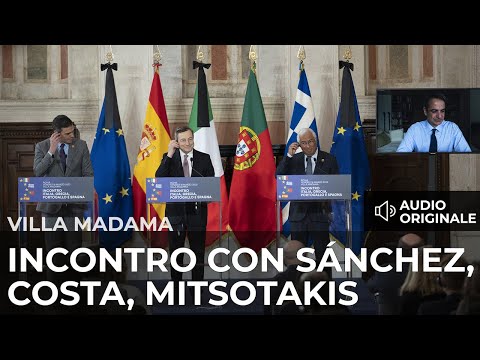 Press statements by Draghi, Sánchez, Costa and Mitsotakis (original audio)