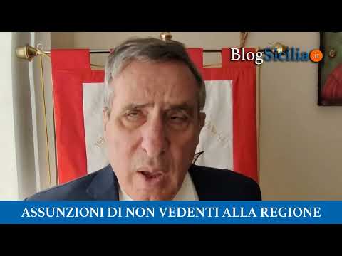 Assunzioni di non vedenti alla regione