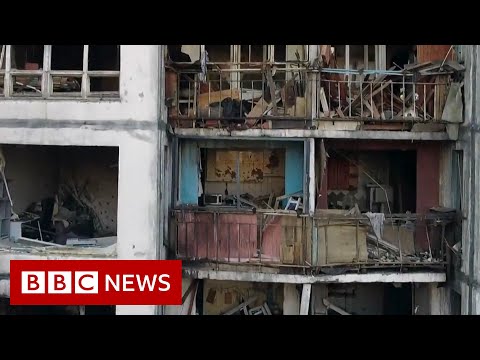 Destruction of Ukraine from above – BBC News